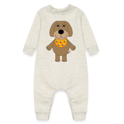Friendly Baby Pup - Infant Wear and Coffee mugs - Baby Fleece One Piece