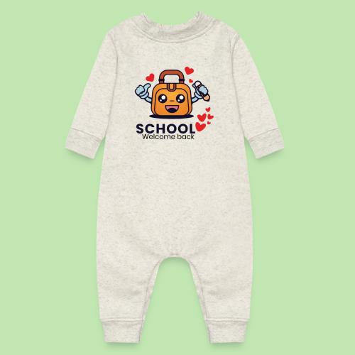 first day of school outfit- school Welcome back - Baby Fleece One Piece