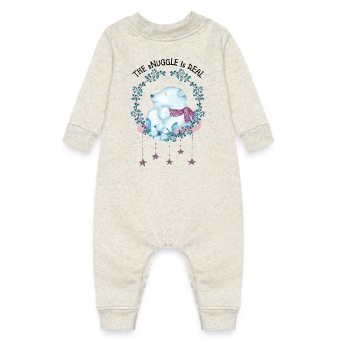 The snuggle is real - Baby Fleece One Piece