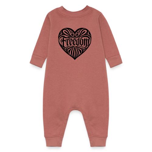 FREEDOM in Heart - Baby Fleece One Piece