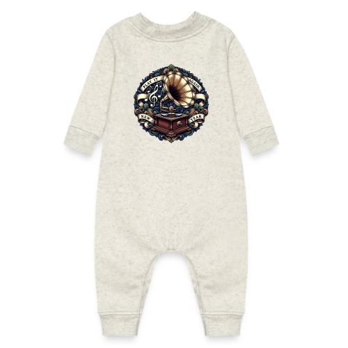 Ornate Phonograph T-Shirt - Baby Fleece One Piece