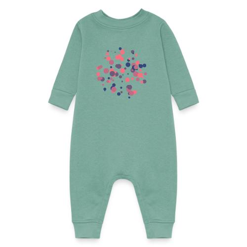 colored spots - Baby Fleece One Piece
