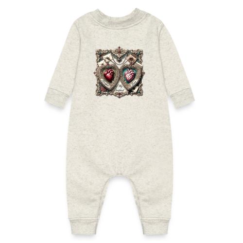 Keeper of My Deepest Love Victorian Locket T-Shirt - Baby Fleece One Piece