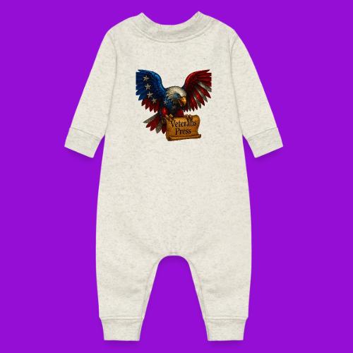 Veterans Press Bald Eagle - Baby Fleece One Piece