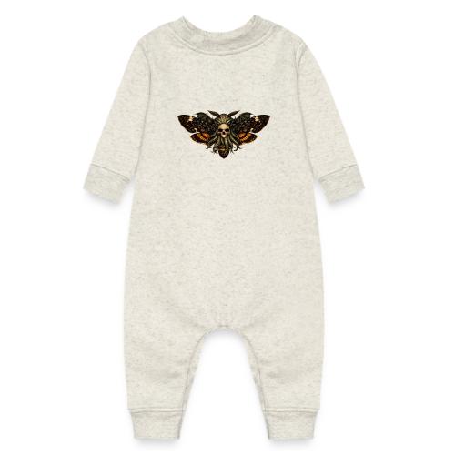 Cthulhu Moth Skull - Baby Fleece One Piece