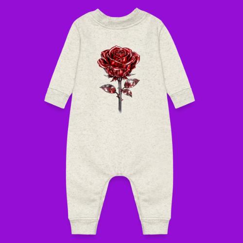 Silver Rose - Baby Fleece One Piece
