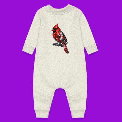 Silver Cardinal - Baby Fleece One Piece