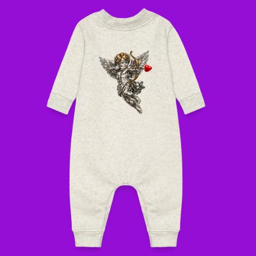 Metallic Cupid - Baby Fleece One Piece