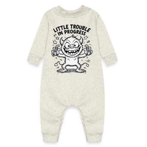Playful Mischief Demon Illustration - Baby Fleece One Piece