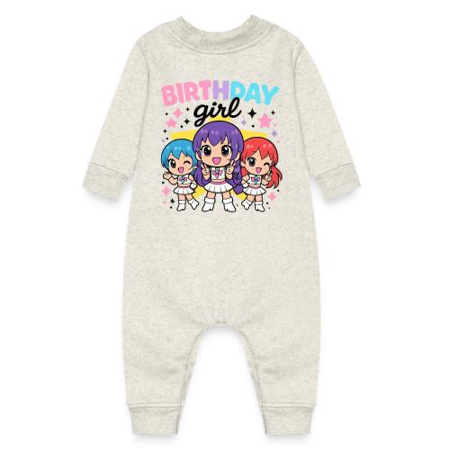 Cute Chibi Birthday Idol Girls - Baby Fleece One Piece