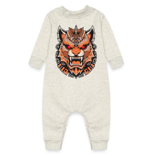 Tribal Demon Wolf Mask - Baby Fleece One Piece