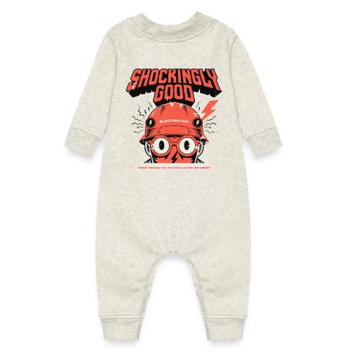 Funny Shockingly Good Electrician - Baby Fleece One Piece