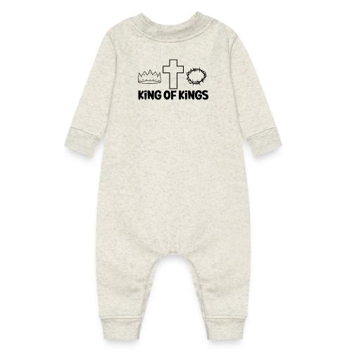 King of Kings – Bold Christian Faith Apparel - Baby Fleece One Piece