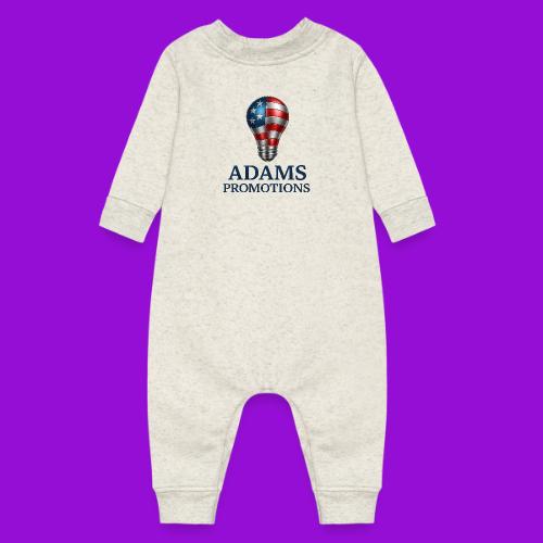 Adams promotions American flag metallic light bulb - Baby Fleece One Piece