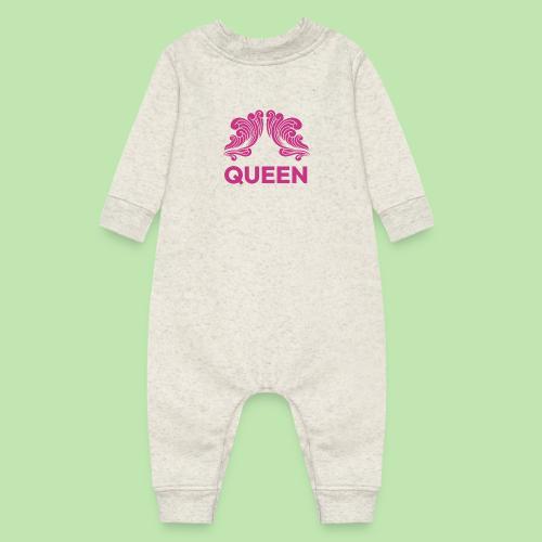 Queenlisse™ Signature Crown T-Shirt – Elegant - Baby Fleece One Piece
