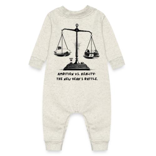 Ambition vs. Reality T-Shirt, Mug, & Leggings - Baby Fleece One Piece