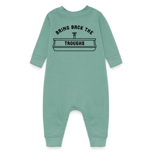 Bring Back The Troughs - Baby Fleece One Piece