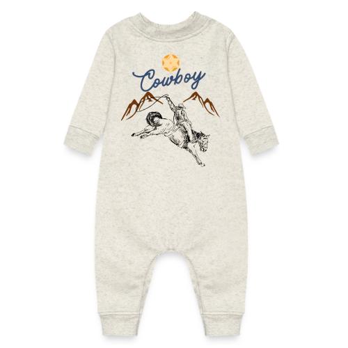 Wild West Cowboy Ride - Baby Fleece One Piece