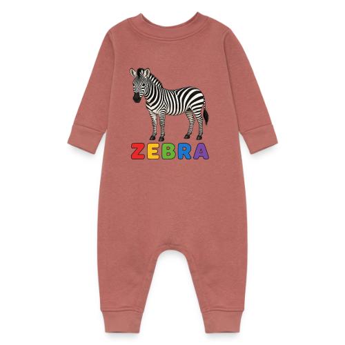 Zebra - Baby Fleece One Piece