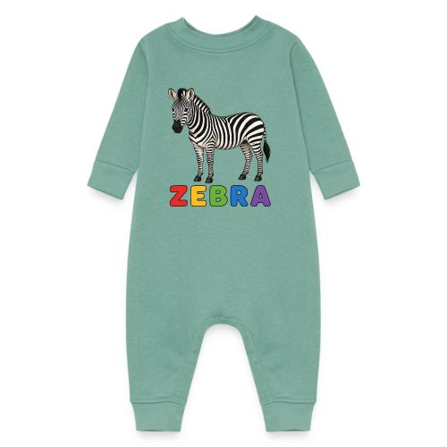 Zebra - Baby Fleece One Piece