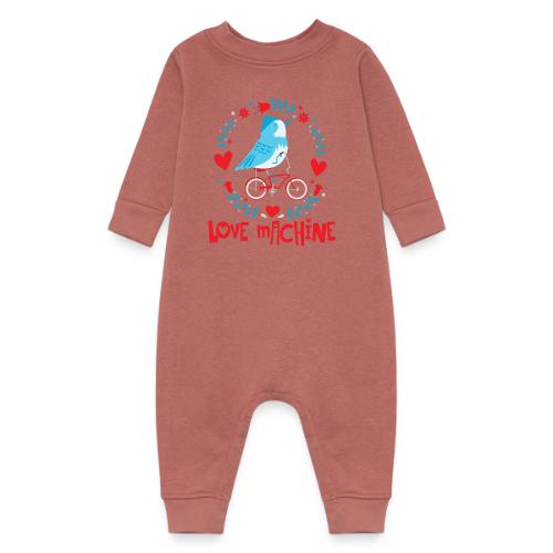 Cute Love Machine Bird - Baby Fleece One Piece