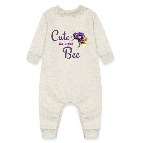 Cute as can bee - Baby Fleece One Piece
