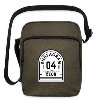 Enneagram 4 - The Individualist - Four - Upright Crossbody Bag - olive - Front