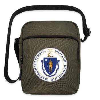 Massachusetts - Upright Crossbody Bag - olive - Front