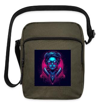 Progress  - Upright Crossbody Bag - olive - Front