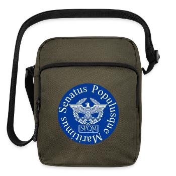 Empire of the Sea sigil - SPQM - Upright Crossbody Bag - olive - Front