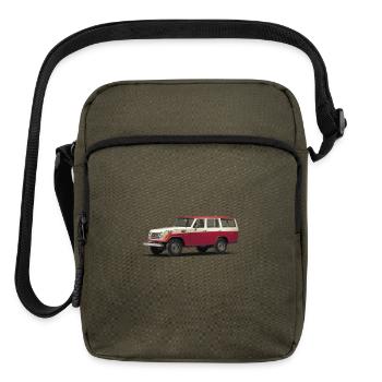 RED WHITE FJ55 - Upright Crossbody Bag - olive - Front