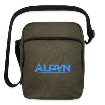 Alpyn Mountain Crest - Upright Crossbody Bag - olive - Front