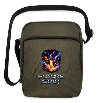 Future Star Rocket Burst - Upright Crossbody Bag - olive - Front