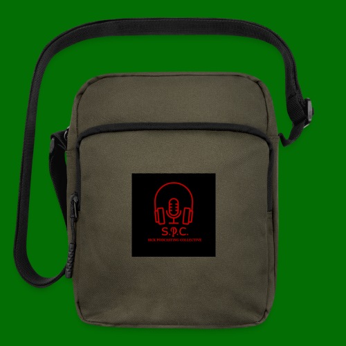 SPC Logo Black/Red - Upright Crossbody Bag