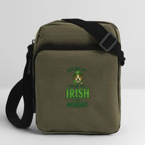 St. Patrick’s Day Dog T-Shirt – We’re All Irish - Upright Crossbody Bag