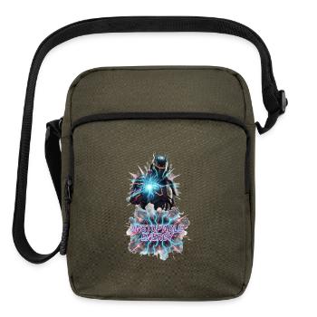 Unstoppable Energy Armor Neon Burst - Upright Crossbody Bag - olive - Front