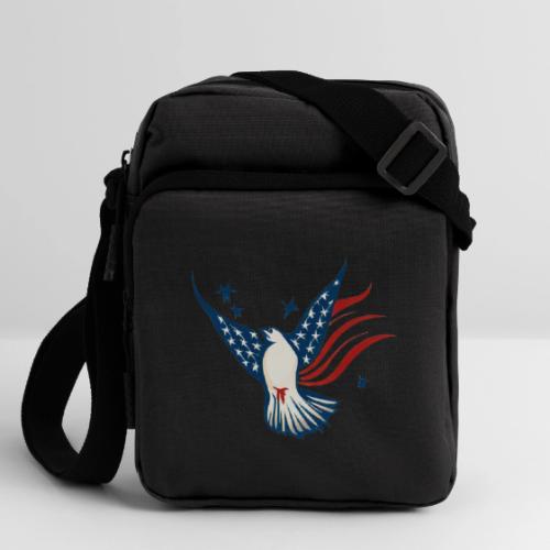 Patriotic Bird - Upright Crossbody Bag