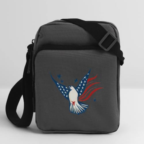 Patriotic Bird - Upright Crossbody Bag