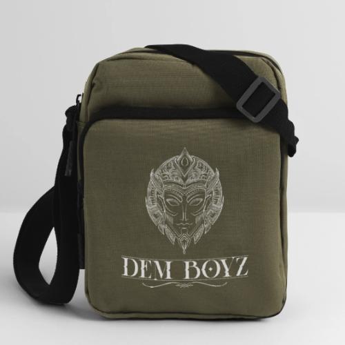 DemBoyz Full Logo (White Edition) - Upright Crossbody Bag