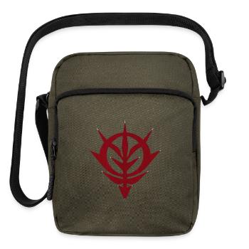 Mobile Suit Gundam Thunderbolt Zeon - Upright Crossbody Bag - olive - Front