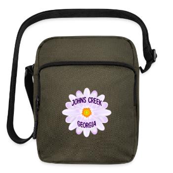 Johns Creek Georgia - Upright Crossbody Bag - olive - Front