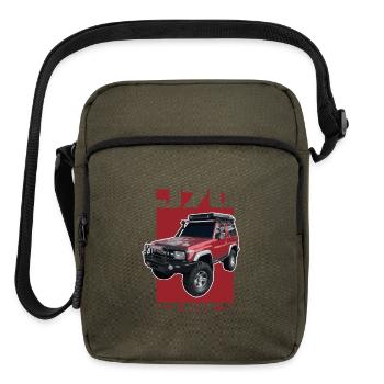 J70 Series Toyota Landcruiser - Upright Crossbody Bag - olive - Front