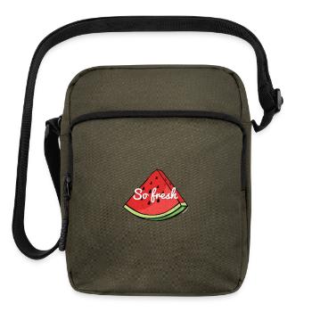So Fresh Watermelon - Upright Crossbody Bag - olive - Front