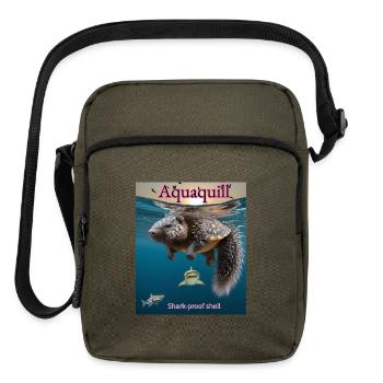 Aquaquill Shark-Proof Shell - Upright Crossbody Bag - olive - Front