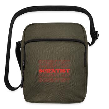 Scientist Researcher Scholar Research Expert - Upright Crossbody Bag - olive - Front