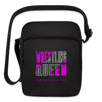 Wrestling queen - Upright Crossbody Bag - black - Front