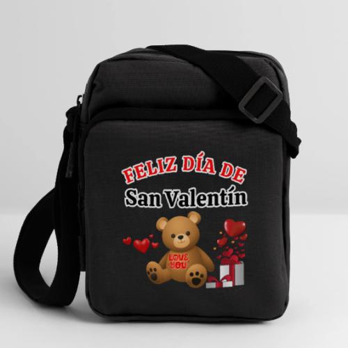 Valentine's Day Celebration Bears Love Hearts. - Upright Crossbody Bag