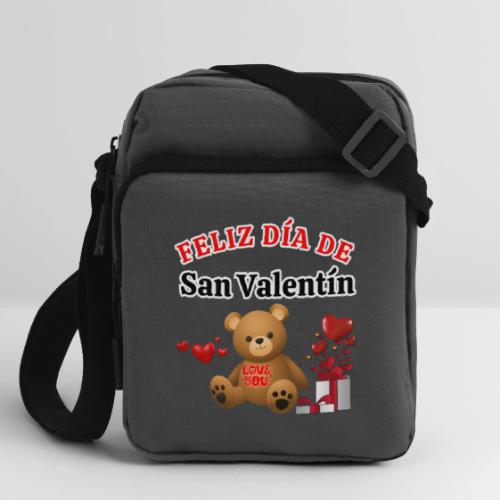Valentine's Day Celebration Bears Love Hearts. - Upright Crossbody Bag