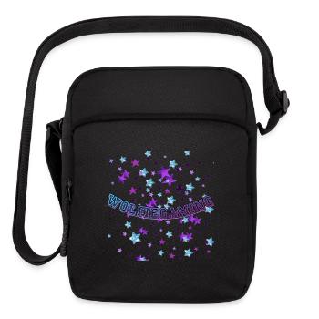 WolfieGaming00 Merch - Upright Crossbody Bag - black - Front