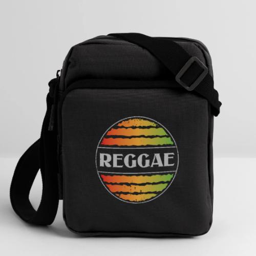 Reggae celebration vibrant rasta music design - Upright Crossbody Bag